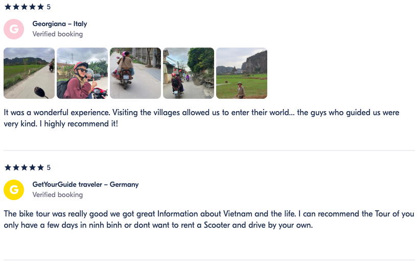 Verified customer review 2