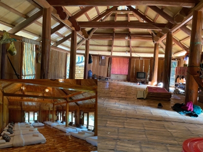 Traditional village house in remote Vietnam